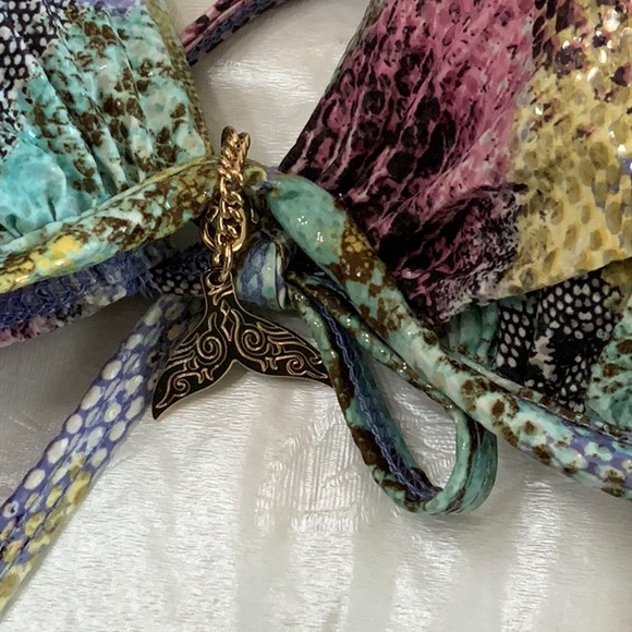 Lisa Blue RAINBOW SERPENT bikini - multi (#24) - Picture 5 of 14